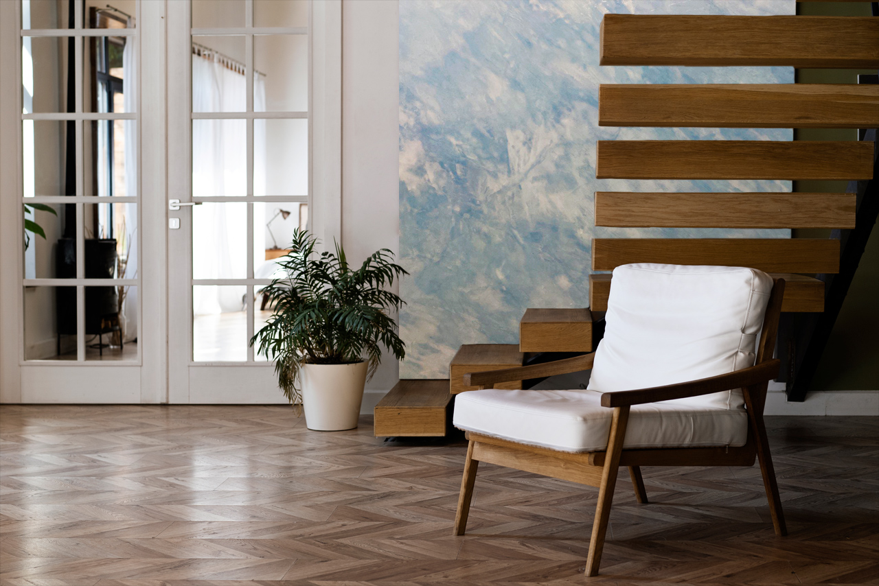 How to apply Venetian plaster (video) - Marble effect