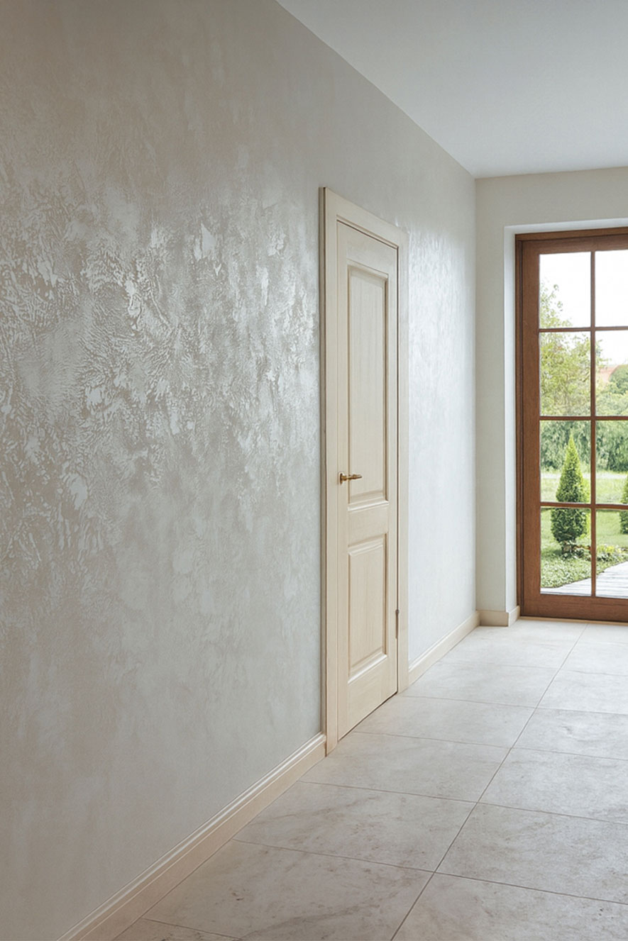 Декоративное покрытие Galaxy, техника нанесения "хаос" Maxima-decor