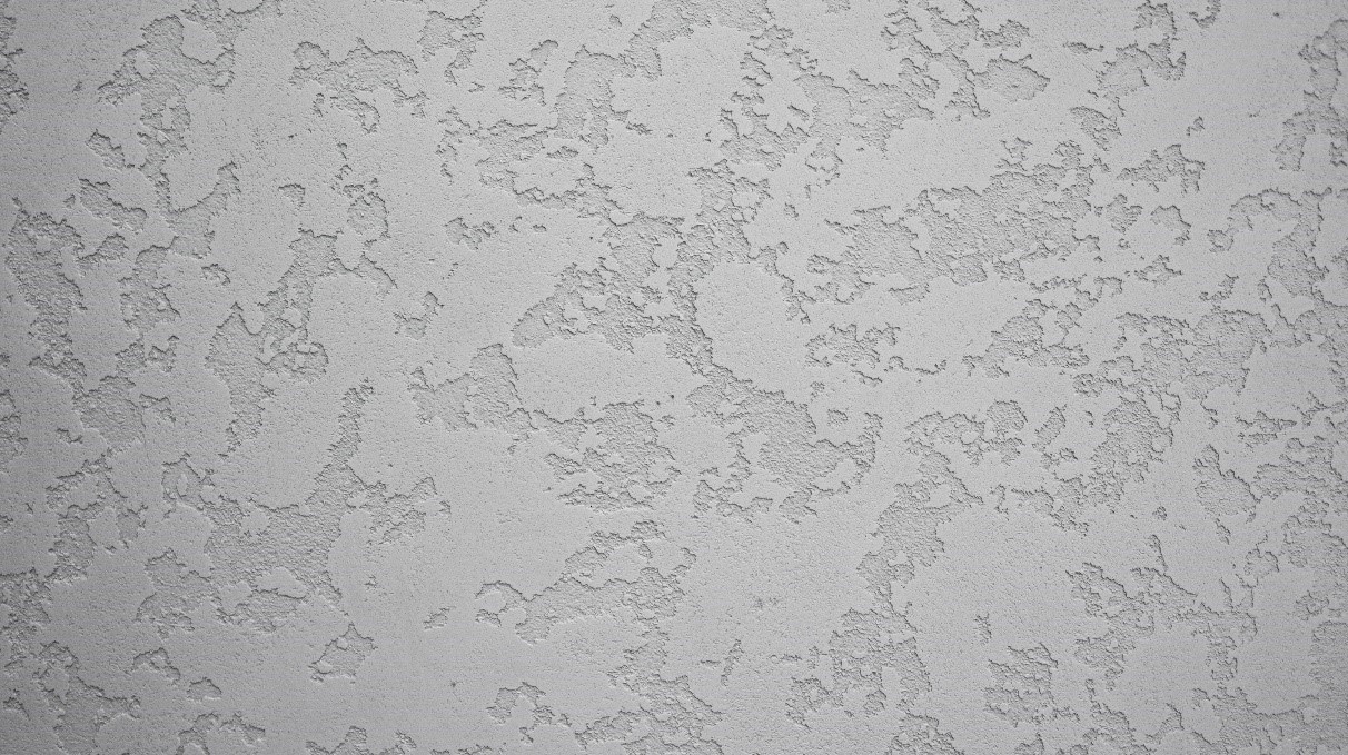 Decorative coating in “Map of the world” technique in interior