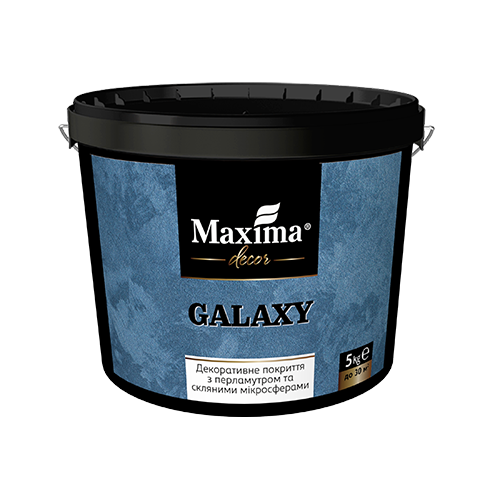 Galaxy Maxima decor -  decorative coating with pearl and glass microspheres
