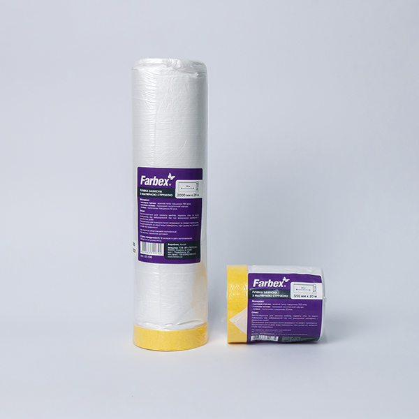 Плівка захисна з малярною стрічкою