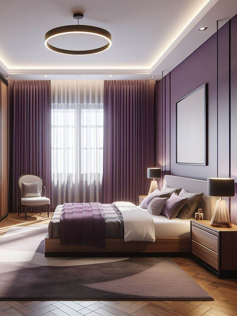 Lilac color for the interior Maxima-decor